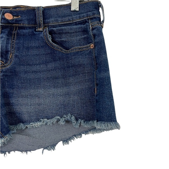 Old Navy Boyfriend Jean Shorts Frayed Hem Festival Boho Denim - Picture 2 of 8